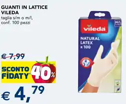 Esselunga Guanti in lattice VILEDA offerta