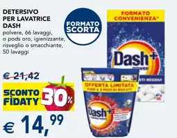 Esselunga Detersivo per lavatrice DASH offerta