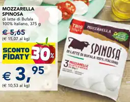 Esselunga Mozzarella SPINOSA offerta