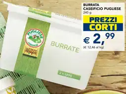 Esselunga Burrata caseificio PUGLIESE offerta