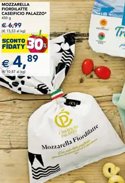 Esselunga Mozzarella fiordilatte CASEIFICIO PALAZZO offerta
