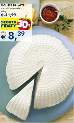 Esselunga Mousse di latte offerta