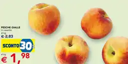 Esselunga Pesche gialle offerta