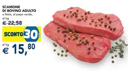 Esselunga Scamone di bovino adulto offerta