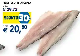 Esselunga Filetto di branzino offerta