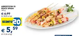 Esselunga Arrosticini di pesce spada offerta