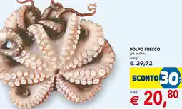 Esselunga POLPO FRESCO già pulito offerta