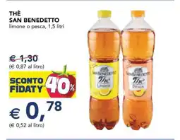 Esselunga Thè San Benedetto offerta