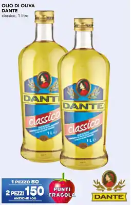 Esselunga Olio di oliva DANTE offerta