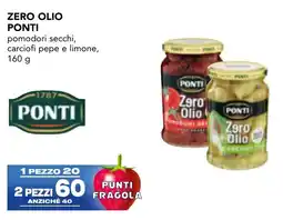 Esselunga Zero olio PONTI offerta