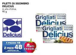Esselunga Filetti di sgombro DELICIUS offerta