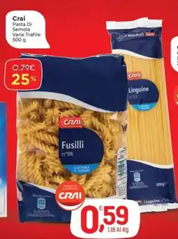 Crai Crai Pasta Di Semola Varie Trafile offerta