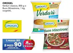 Esselunga OROGEL Verduri classico o Buon Minestrone offerta