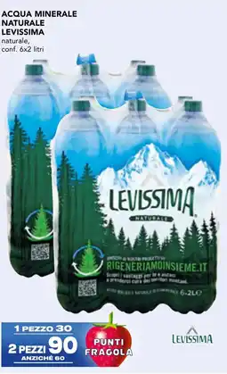Esselunga Acqua minerale naturale LEVISSIMA offerta