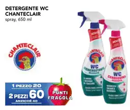 Esselunga Detergente wc CHANTECLAIR spray offerta