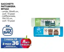 Esselunga Sacchetti pattumiera MYSAC offerta