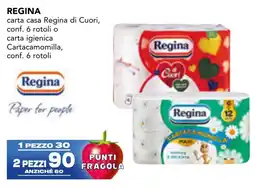 Esselunga REGINA carta casa Regina di Cuori offerta