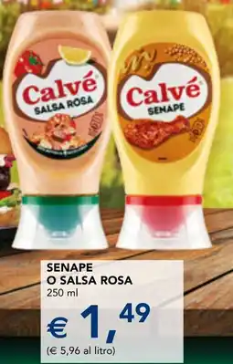 Esselunga Senape o salsa rosa Calvé offerta
