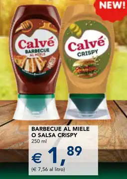 Esselunga Barbecue al miele o salsa crispy Calvé offerta