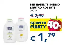 Esselunga Detergente intimo NEUTRO ROBERTS offerta