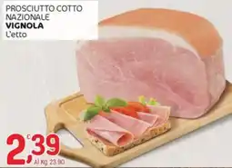 Crai Prosciutto cotto nazionale VIGNOLA offerta
