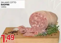 Crai Salame cotto RASPINI offerta