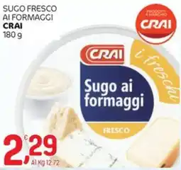 Crai Sugo fresco ai formaggi CRAI offerta