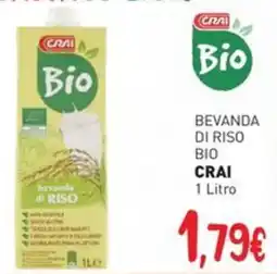 Crai Bevanda di riso bio CRAI offerta