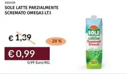 Prezzemolo e Vitale Sole latte parzialmente scremato omega3 offerta