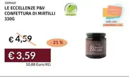 Prezzemolo e Vitale Le eccellenze p&v confettura di mirtilli offerta