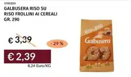 Prezzemolo e Vitale Galbusera riso su riso frollini ai cereali offerta