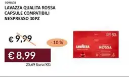 Prezzemolo e Vitale Lavazza qualita rossa capsule compatibili nespresso 30pz offerta