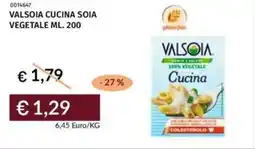 Prezzemolo e Vitale Valsoia cucina soia vegetale offerta