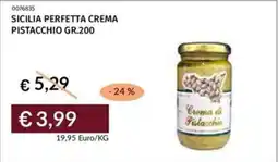 Prezzemolo e Vitale Sicilia perfetta crema pistacchio offerta