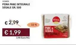 Prezzemolo e Vitale Pema pane integrale segale offerta