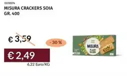 Prezzemolo e Vitale Misura crackers soia offerta