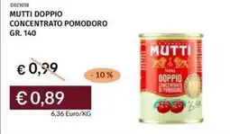 Prezzemolo e Vitale Mutti doppio concentrato pomodoro offerta
