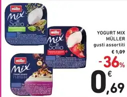 Spazio Conad Yogurt mix MÜLLER gusti assortiti offerta