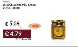 Prezzemolo e Vitale Le eccellenze p&v salsa verde offerta