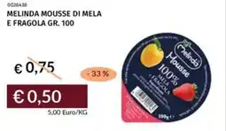 Prezzemolo e Vitale Melinda mousse di mela e fragola offerta