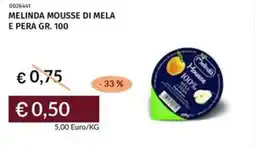 Prezzemolo e Vitale Melinda mousse di mela e pera offerta