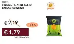 Prezzemolo e Vitale Vintage patatine aceto balsamico offerta