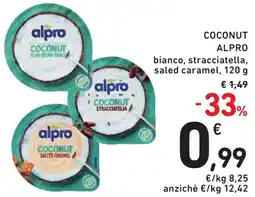 Spazio Conad Coconut Alpro bianco, stracciatella, saled caramel offerta