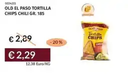 Old el paso tortilla chips chili