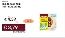 Prezzemolo e Vitale Old el paso mini tortillas offerta