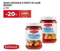 Bennet Sugo vongole o frutti di mare BENNET offerta