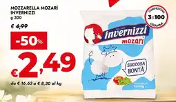 Bennet Mozzarella mozarì INVERNIZZI offerta
