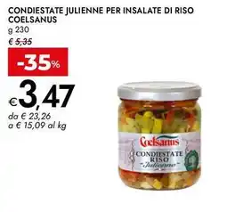 Bennet Condiestate julienne per insalate di riso COELSANUS offerta