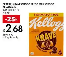 Bennet Cereali krave choco nut o milk choco KELLOGG'S offerta