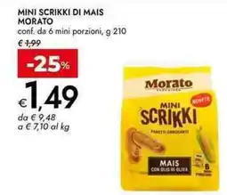 Bennet Mini scrikki di mais MORATO offerta